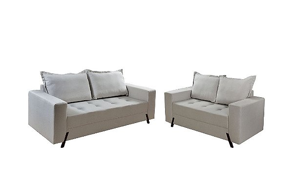SOFA 3X2 LUG SF.3130 MOD 8100 LINHO CINZA/26 - BOARETO
