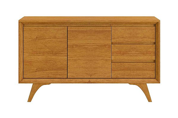 BUFFET VERTEX 2PTA 3 GAV 137CM NATURALE - MAVAULAR