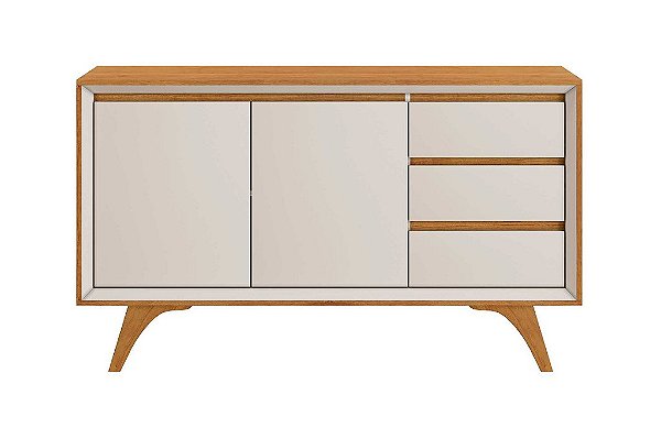 BUFFET VERTEX 2PTA 3 GAV 137CM NAT/OFF - MAVAULAR