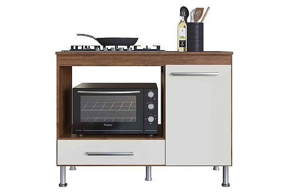 MULTIUSO COOKTOP 1.05 4 BOCAS 1PT 1GAV NOCE/OFF - INDEKES