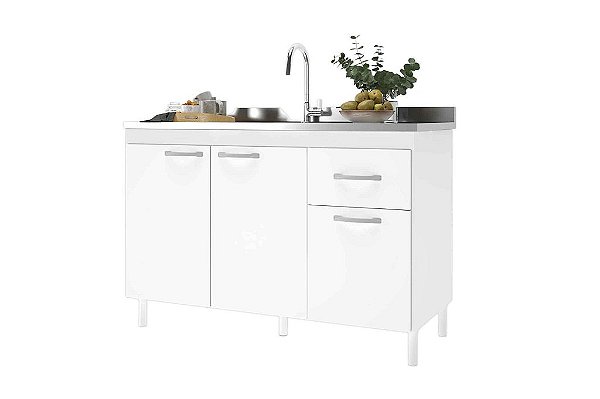 BALCAO BRASIL P/ PIA 120 POP 3PTS 1GAV BRANCO - INDEKES