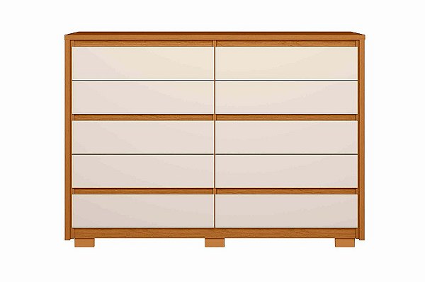 COMODA DUETTO 10GAV CINAM/OFF - ALBATROZ