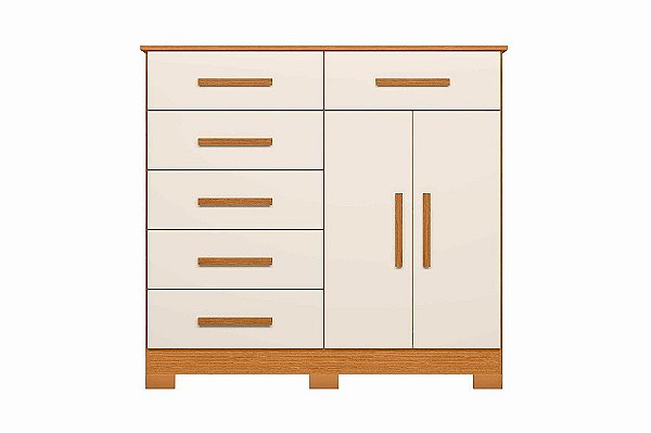 COMODA XANGAI 6GAV 2PTS CINAM/OFF - ALBATROZ