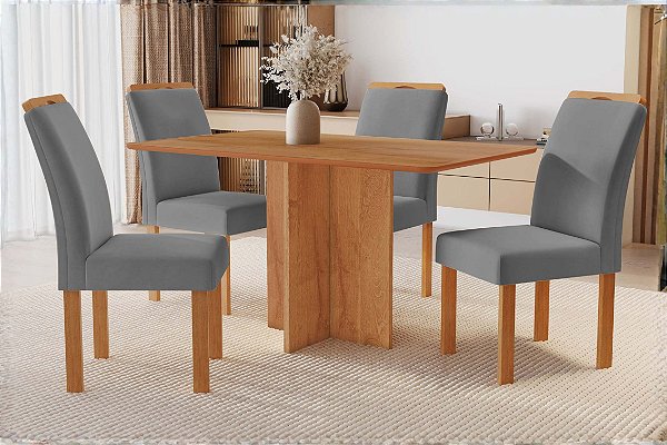 CJ MESA SALINAS 120X80 TP MAD C/4 CAD LONDRES T171 - CEL