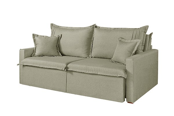 SOFA RETR AUSTRIA 180CM LIN BEGE/24 - BOARETO