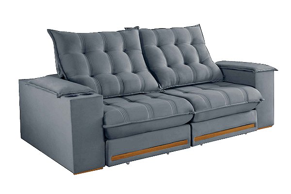 SOFA RETR MERITI P/COPO 250 CINZA/473 - EST TEIXEIRA