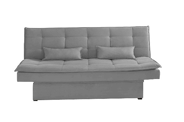 SOFA CAMA BAU SF.5840 BUZIOS/21 LIN CINZA 2501/B - LUXURY