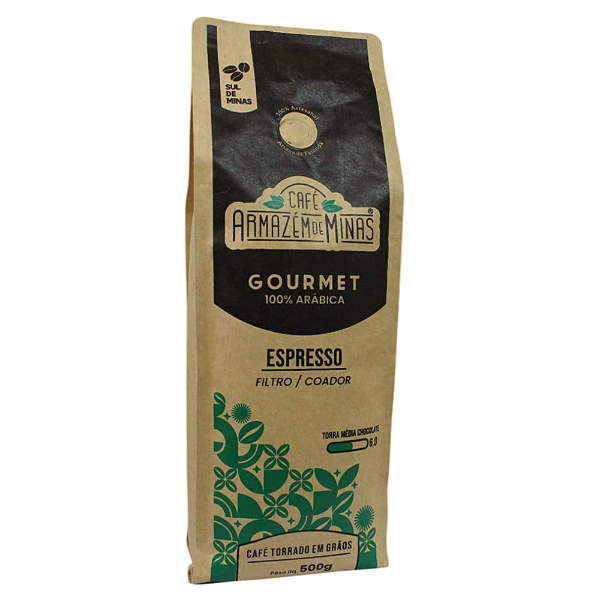Café Armazém de Minas Gourmet Grão - 500gr