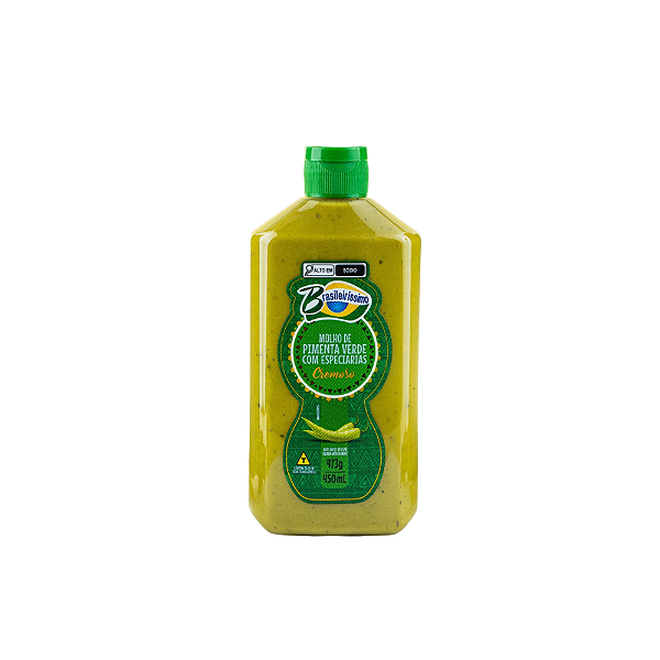 Molho de Pimenta Verde Brasileirissimo - 450ml ou 215ml