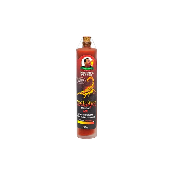 Molho de Pimenta Johnnys Pepper Trinidad Scorpion - 50ml