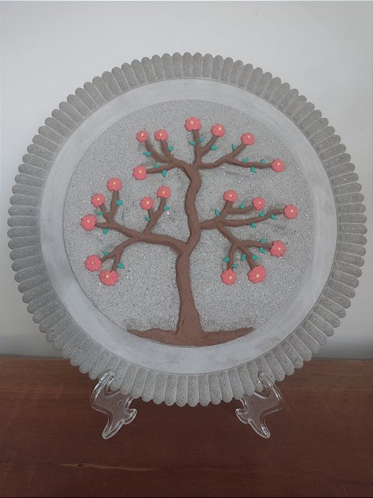 QUADRO DECORATIVO DE MESA - ARVORE DA VIDA