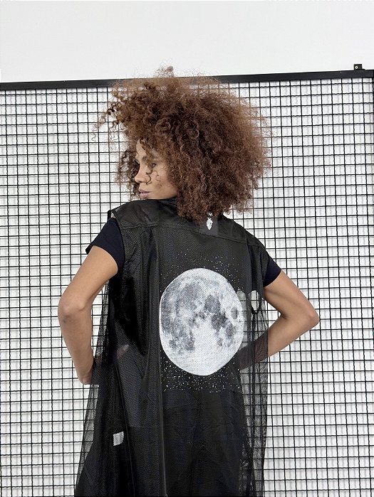Camisão Tela Lua - PRETO