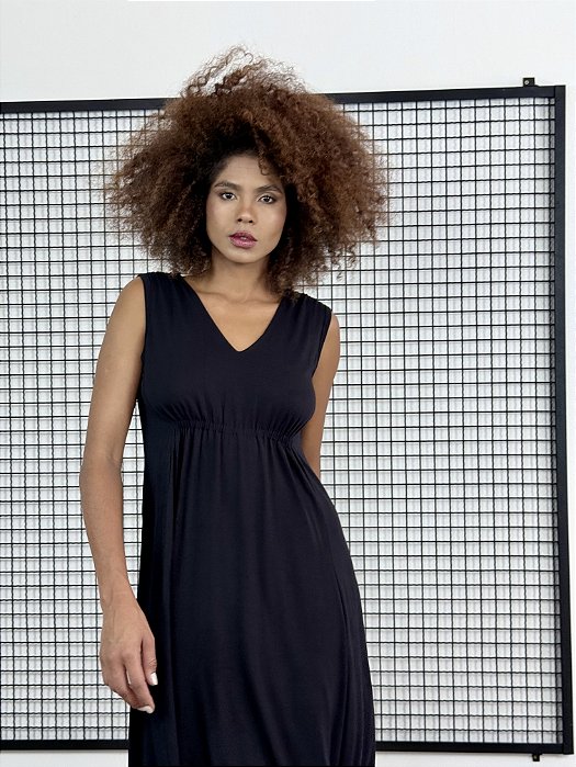 Vestido Flora - PRETO