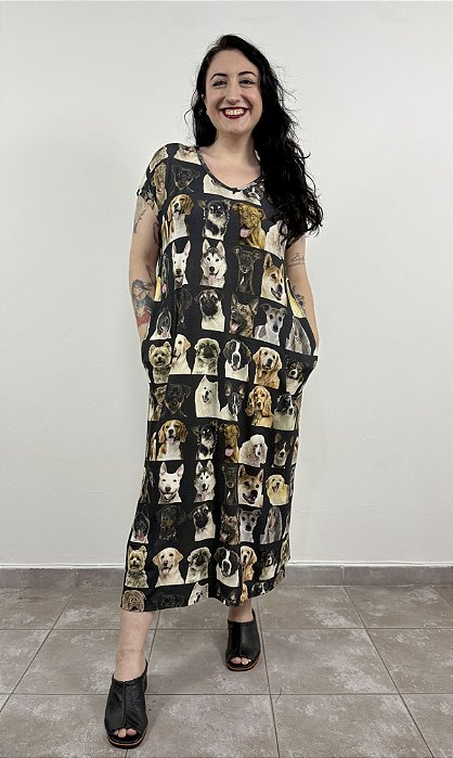 Vestido Claudia Cachorros - CORES