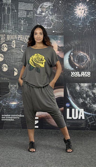 Calça Saruel - CINZA ESCURO