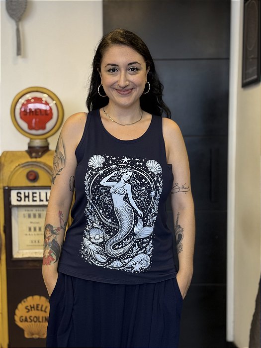 Regata Sereia - AZUL MARINHO