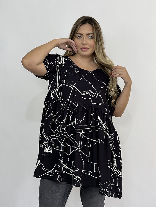 Blusa Balenciaga RJ - PRETO