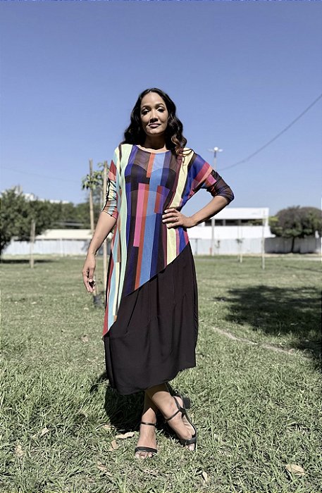 Blusa Pontas Tule Frequência - CORES