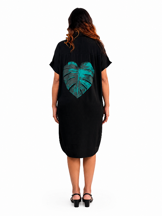 Chemise Costela - PRETO