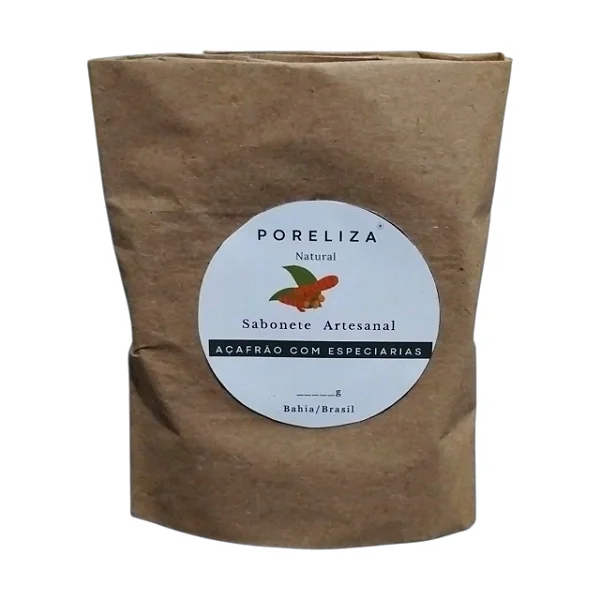 Sabonete Natural de Açafrão com Especiarias 50g