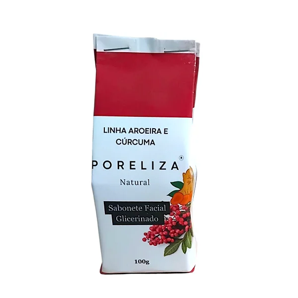 Sabonete Natural Glicerinado - Linha Aroeira & Cúrcuma 100G