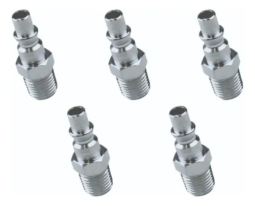 Kit Pino Engate Conector Rápido de Ar 1/4'' - 5 Unidades