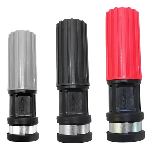 Kit 3 Esguicho Regulável para Hidrolavadora Lava Rápido Alta Pressão