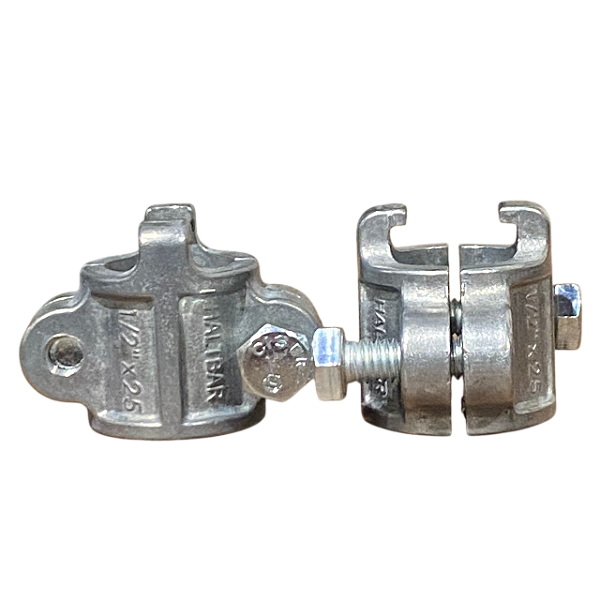 Kit de Abraçadeira Alta Pressão Lava Auto 1/2" - 25mm (2 Peças)