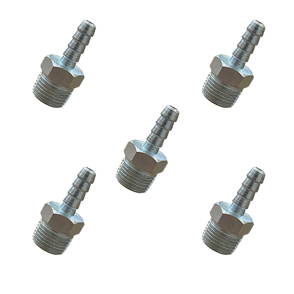 Kit 5 Und Espigão Adaptador Fixo Macho 3/8 x 5/16