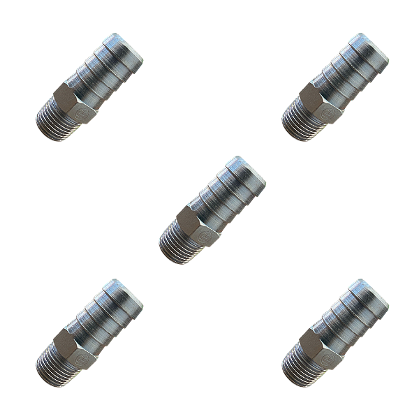 Kit 5 Und Espigão Adaptador Fixo Macho 3/8 x 5/8