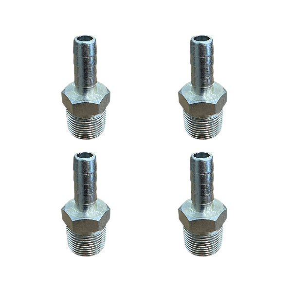 Kit 2 Und Espigão Adaptador Fixo Macho 3/4" x 1/2"