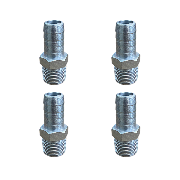 Kit 2 Und Espigão Adaptador Fixo Macho 3/4" x 3/4"