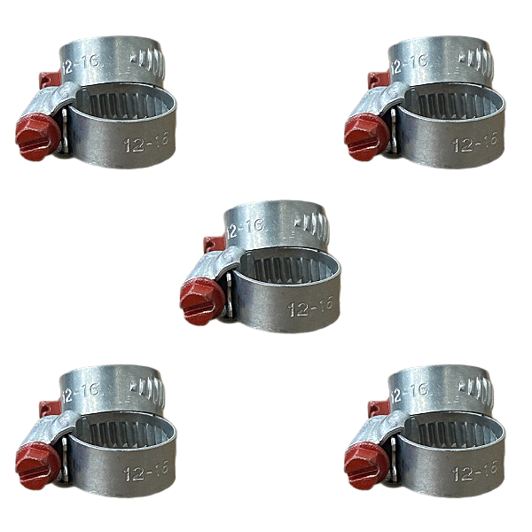 Kit 10 Abraçadeiras Aço Carbono 12-16mm Suprens