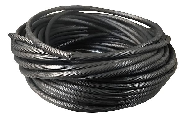 Mangueira Pneumático Compressor Pt500 1000 Psi 1/4 15 Metros Preto