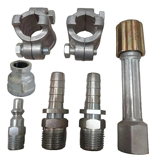 Kit Bico Esguicho Regulável Lava Auto Jato 1/2 Saída 3,2mm
