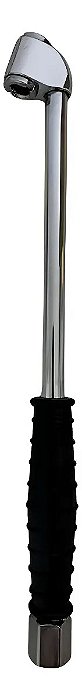 Inflador Duplo De Pneu Com Manopla 230 Mm 3005 Hidraflux Prateado
