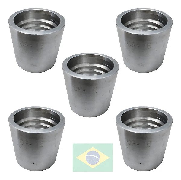 Kit 5 Capa Prensar Mangueira 1 Pol Nacional C/ Descasque -