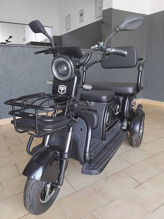 Triciclo Thor 48V - Potência e Conforto em 3 Rodas