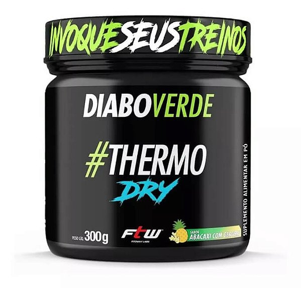 Diabo Verde #THERMO DRY - Suplemento Termogênico em Pó