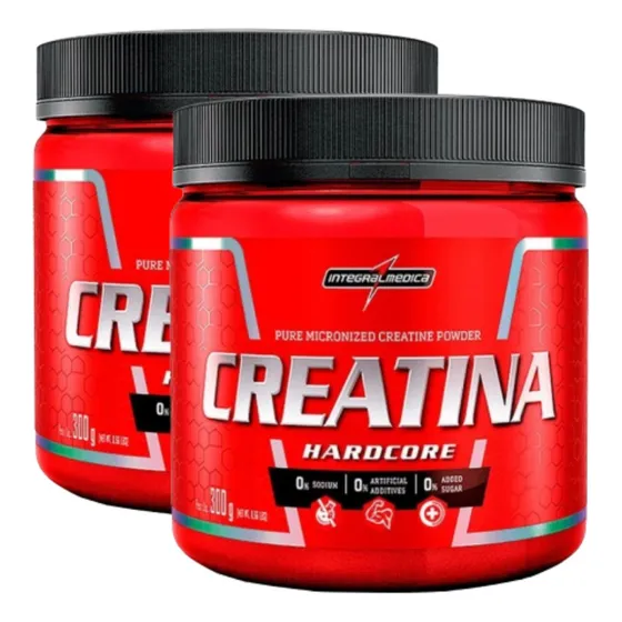 Creatina Hardcore Integralmedica - 300g+300g