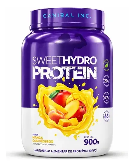 Sweet Hydro Protein Canibal 33g Proteína Pote 900gr