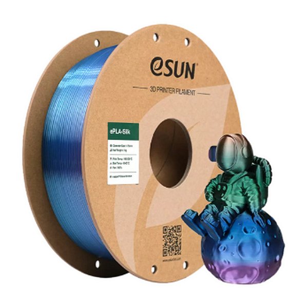 Filamento 3D PLA Silk Rainbow Universe Universo 1Kg Esun