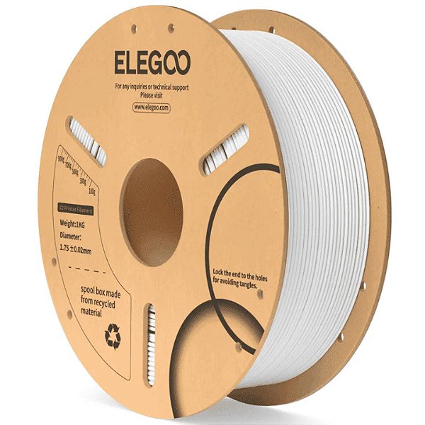 Filamento Elegoo PLA 1.75mm 1Kg Branco