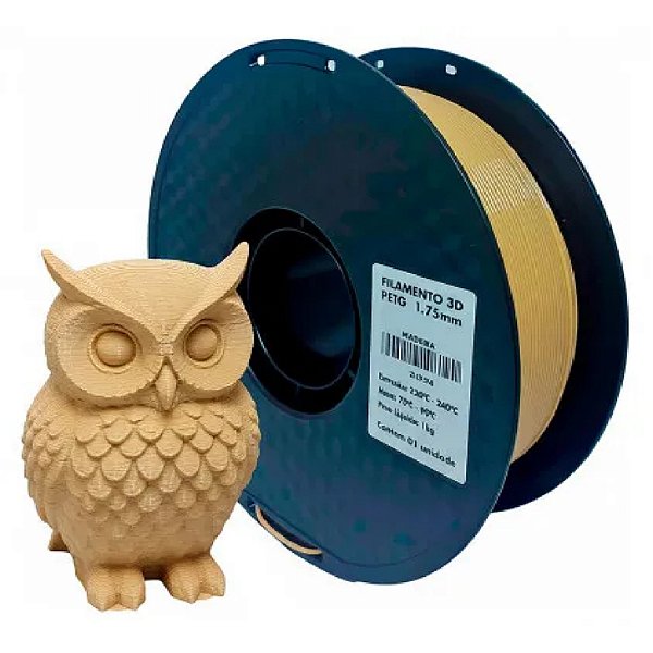 Filamento PETG Madeira 1Kg MasterPrint