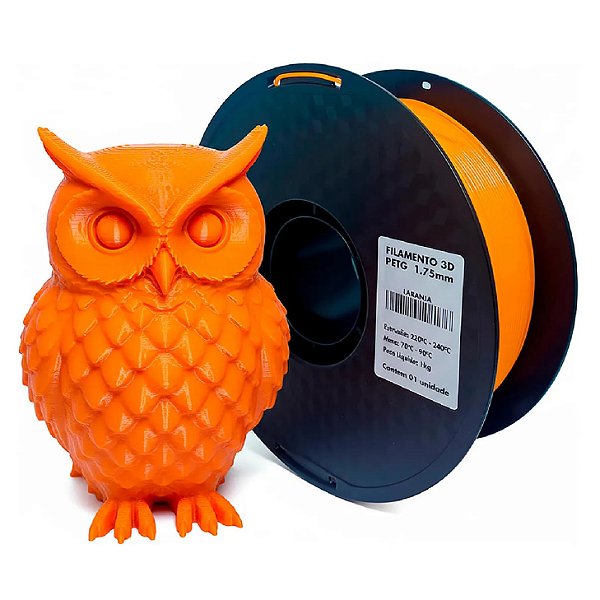 Filamento PETG Laranja 1Kg MasterPrint