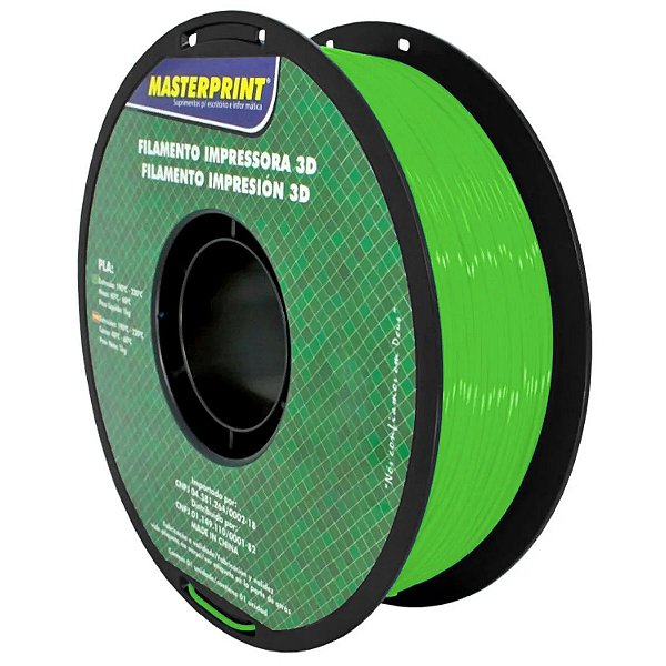 Filamento PLA Verde Bambu 1Kg MasterPrint