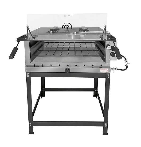 FORNO DE PIZZA 80X60CM C/ 2 INFRA V.