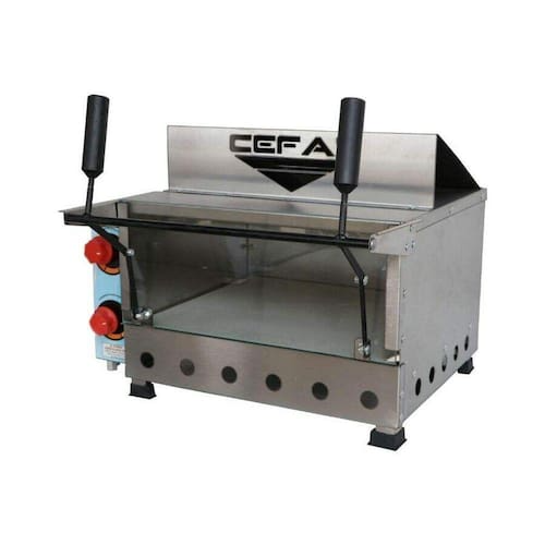 FORNO DE PIZZA A GAS REFRAT C/ GRILL INFRA VERMELHO