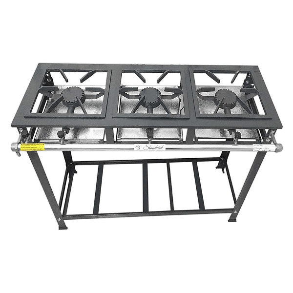 FOGÃO IND 3 BOCAS ALTA PRESSÃO