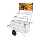 CARRINHO EXPOSITOR COM RODAS PNEUMATICAS /GS